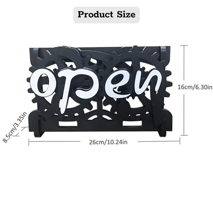 Open/Closed Converter Gear Sign